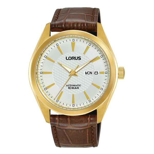 Lorus leather watch deals