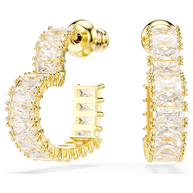 Swarovski Matrix Heart Earrings Nortons Jewellers Ltd